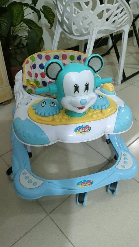 Used 12-Wheel Baby Walker 1