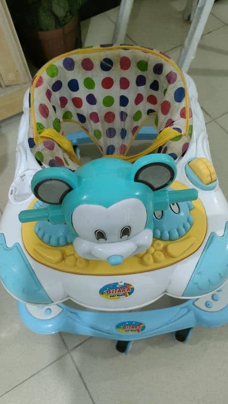 Used 12-Wheel Baby Walker 2