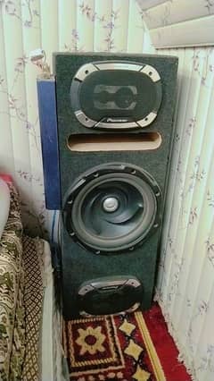 Amp and woofer and Speakers