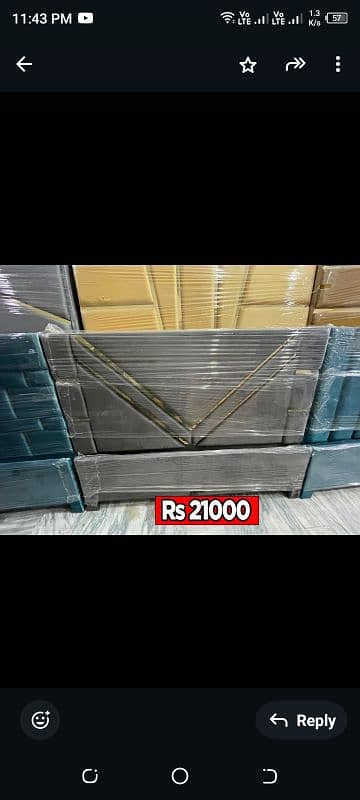 king size double bed kikar solid wood 5