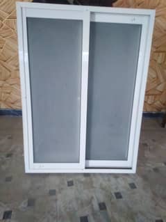 Double side windows with fixed miror