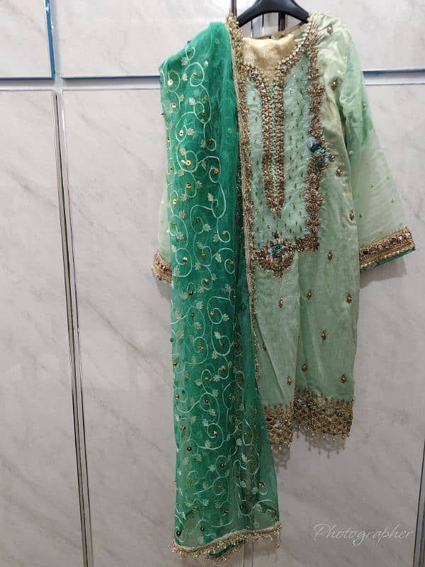 Khuda Baksh Brand Party Wear Wedding Dress in Fresh Condition 0