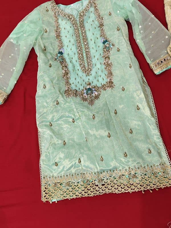 Khuda Baksh Brand Party Wear Wedding Dress in Fresh Condition 2