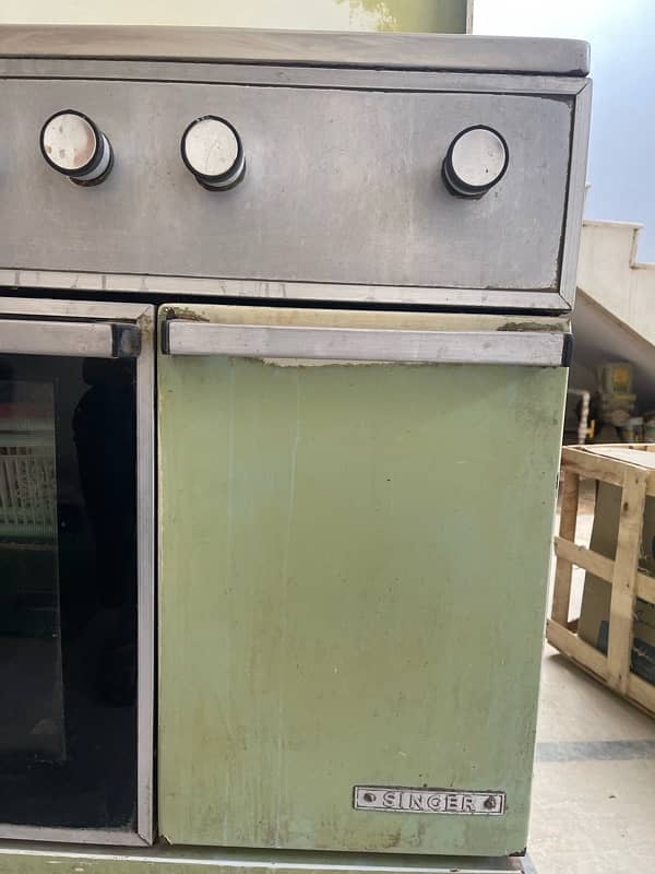 used singer oven and burner 6