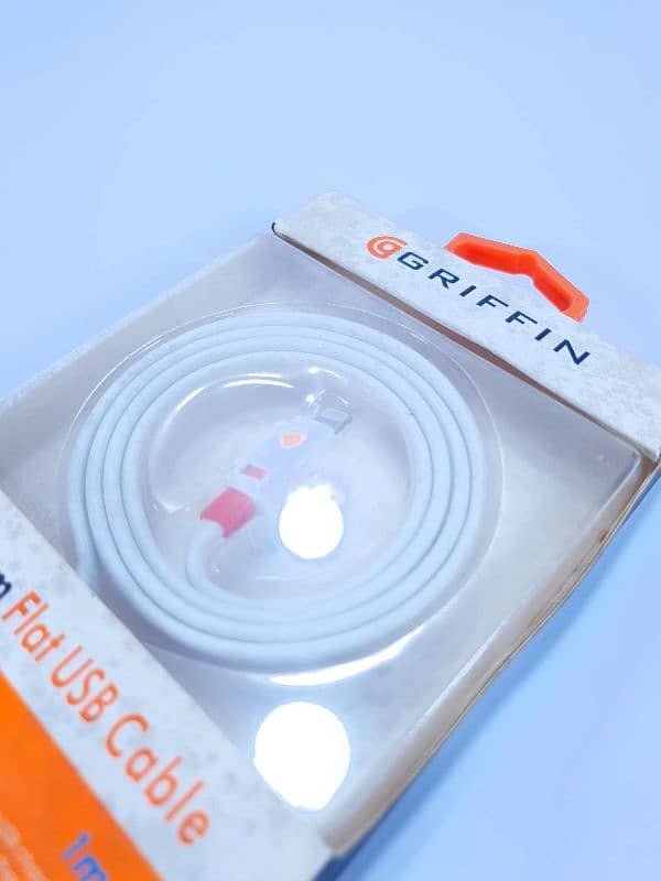 Griffin Premium Flat Iphone Lightning Cable 0