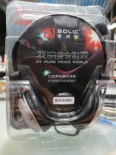 Solic Headphones For Sale Very Good condition 03224271187 1