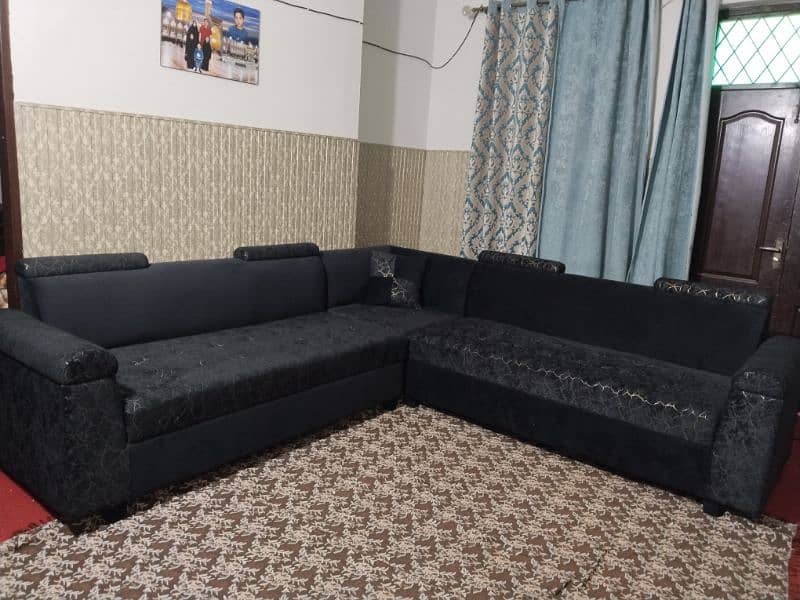 7 seater l shape brand new sofa set 0