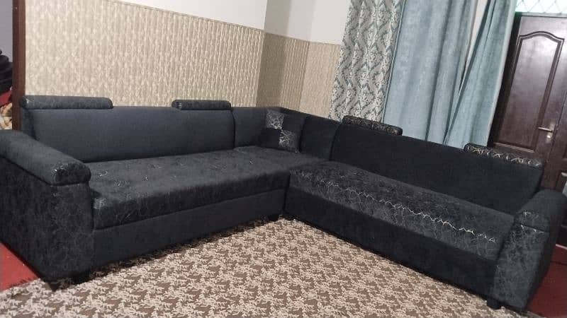 7 seater l shape brand new sofa set 2