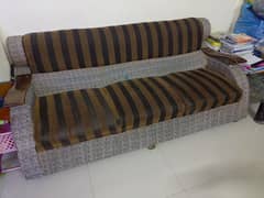 5 SEATER SOFA SET WITH TABLE FOR SALE