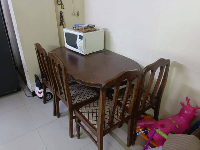 Wooden Dining Table for Sale (4 seater) 0