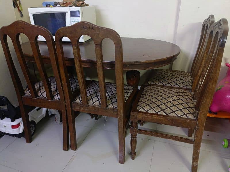 Wooden Dining Table for Sale (4 seater) 1