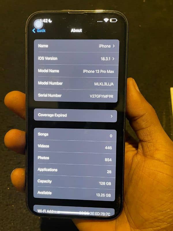 iphone 13 pro max Non PTA (factory Unlock) 128 gb 7