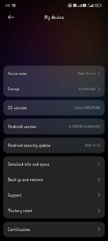 Redmi note 13.256gb 1