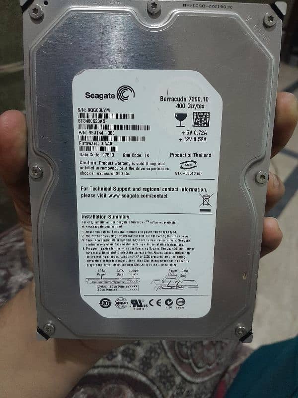 500 gb hard disk 0