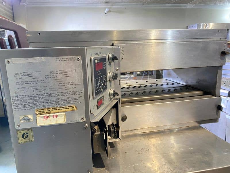 middleby Marshall conveyor belt pizza oven ps520g 18" chamber 2