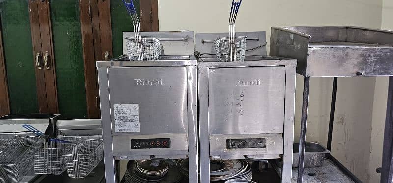 rennai deep fryer 24 litre double basket Korea import 0