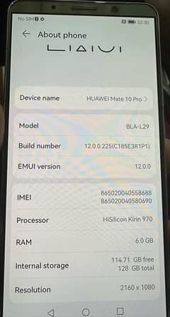 huawei Mate 10 pro multikeo 6/128