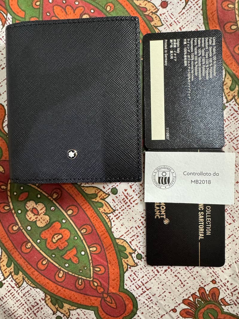 MONTBLANC-Sartorial card holder 4cc urgent sale 1