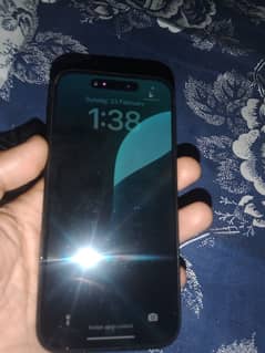 I phone 15 black color non pta 100 health 128gb 60 cycle physical plus