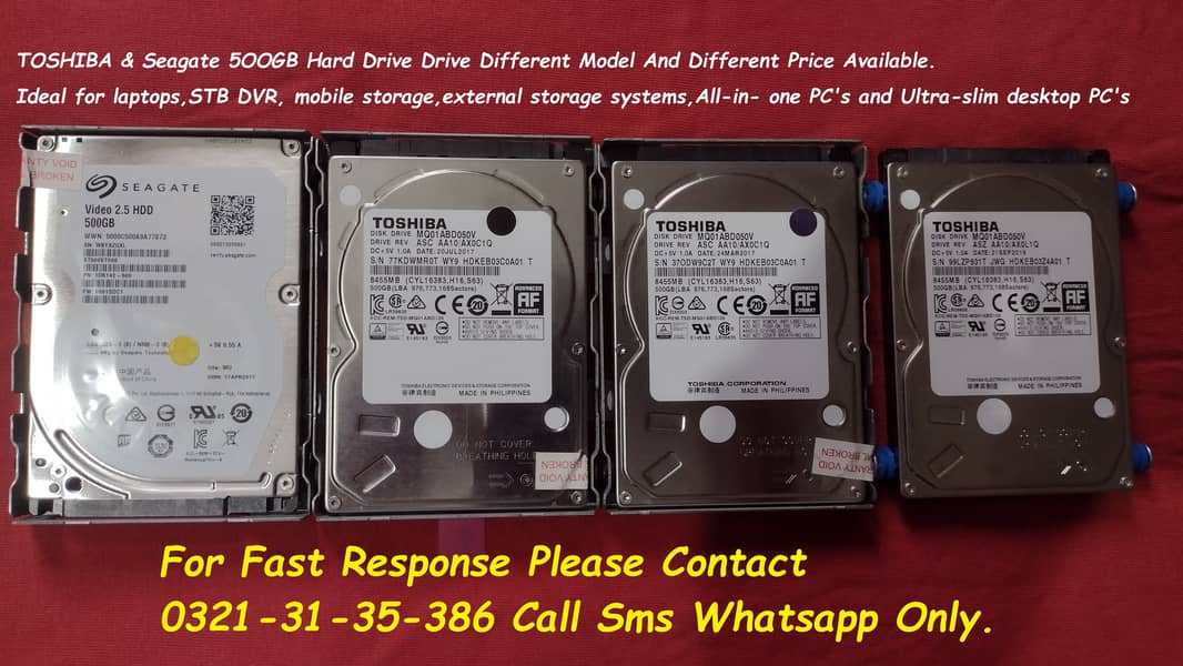 hard drive 500gb for laptops dvr computer 0