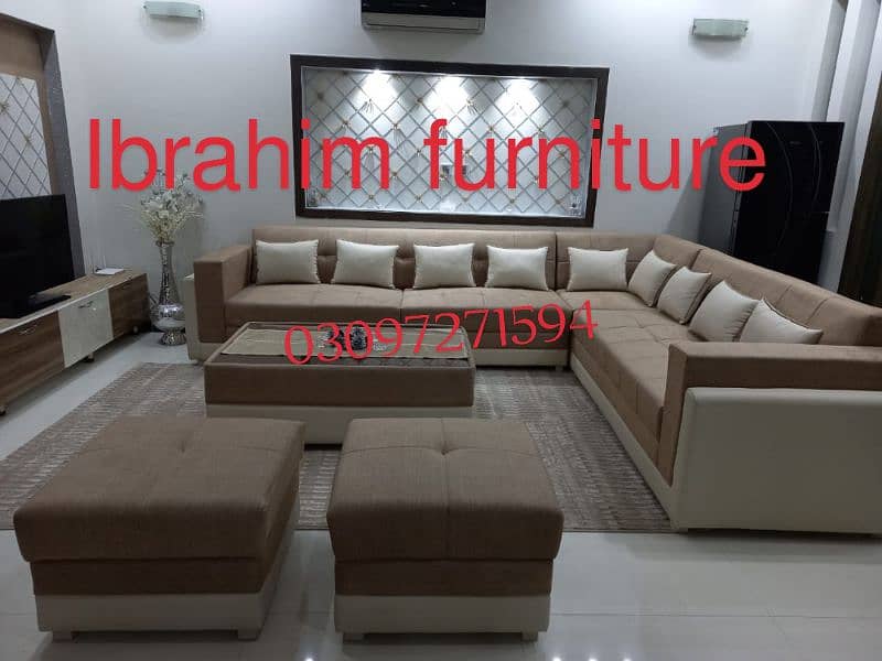 L shape sofa set (7.5 seat) 0