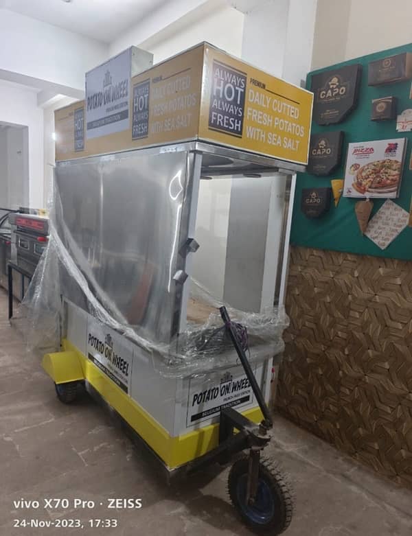 FOOD CART | FRIES CART | FRYER HOTPLATE CART | WHEEL CART | RAP-CART 1