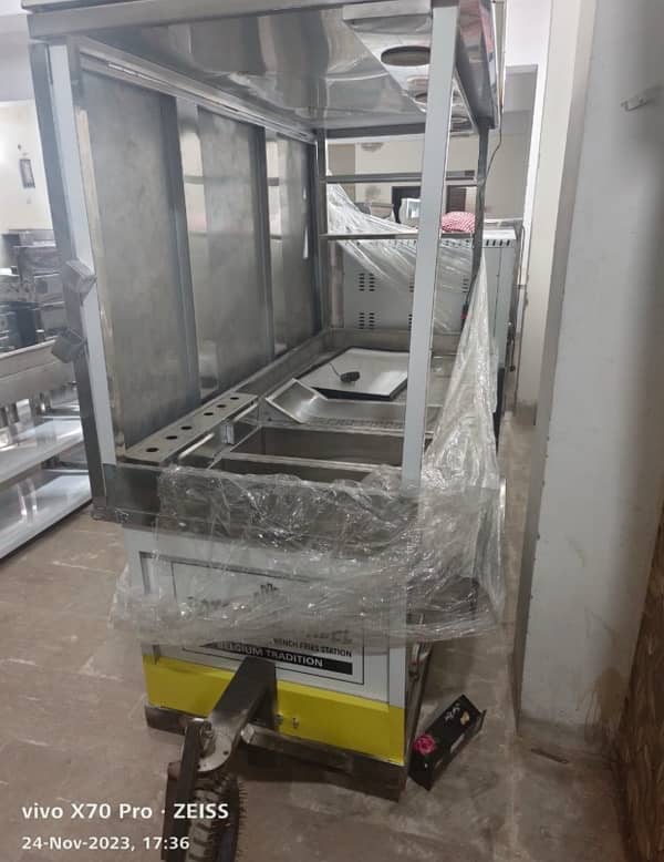 FOOD CART | FRIES CART | FRYER HOTPLATE CART | WHEEL CART | RAP-CART 2