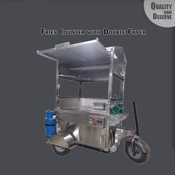 FOOD CART | FRIES CART | FRYER HOTPLATE CART | WHEEL CART | RAP-CART 5