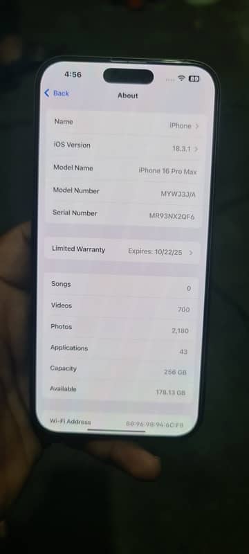 Apple iPhone 16pro max Non Pta 3