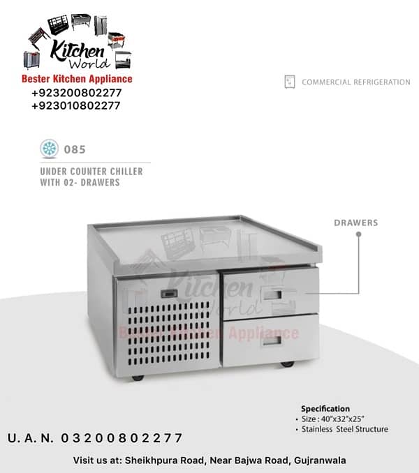 PREPARATION CHILLER | UNDERCOUNTER CHILLER | DISPLAY CHILLER 7