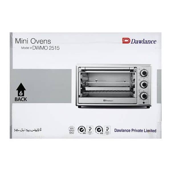 Dawlance Baking Oven Brand New 0