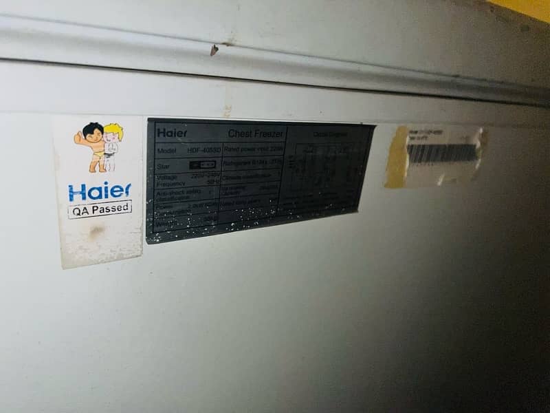 Haier Freezer 3