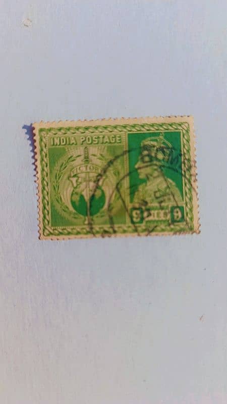 India Pakistan old postage stamps 1