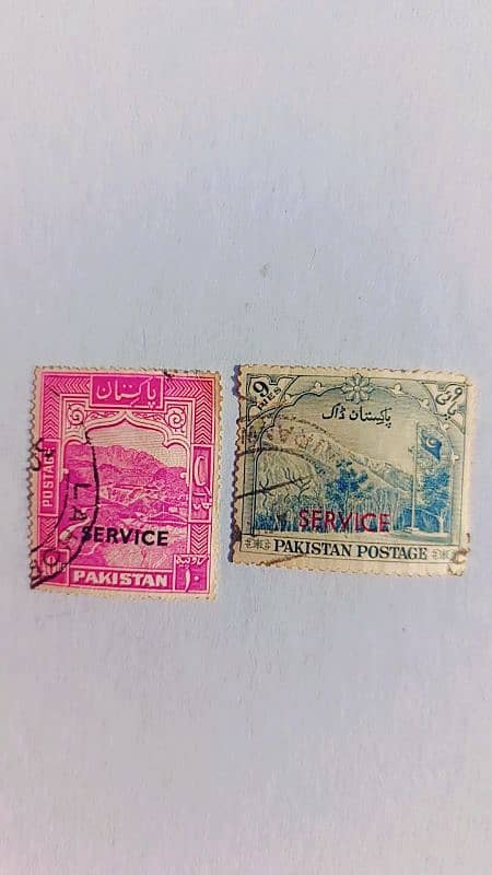 India Pakistan old postage stamps 3