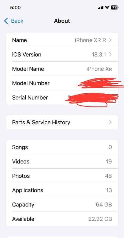 Iphone xr non pta all sim working glich laga ha Exchang possible 8