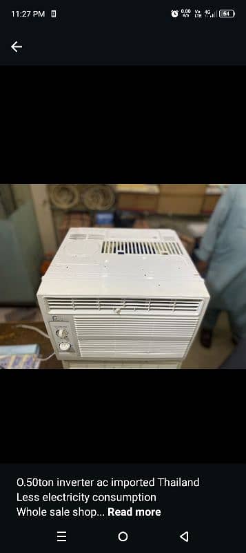 0.5o ton window Ac imported 110. 5