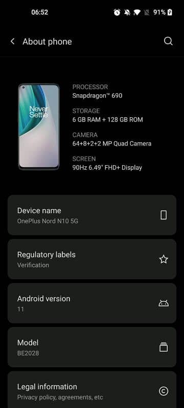 Read Full Ad , One Plus Nord N10 5G Exchange Possible 0