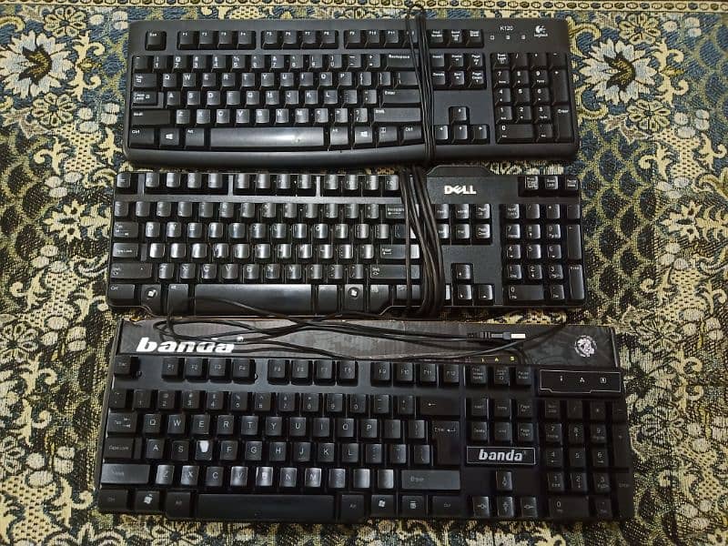 Keyboards for Sale Dell, Logitech, Banda V3 0