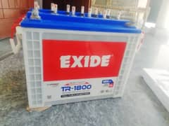 EXIDE TA-1800  185AMPTall Tublar battries for sale only one month used