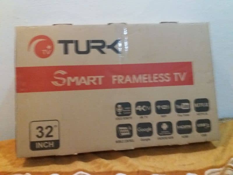 TURK Smart LED TV 32'' Full HD 4K Altra. Daba Pak 1 Year Waranty 1