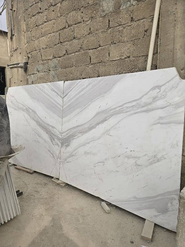 Luxury Imported Afghani White Marble Slabs 2