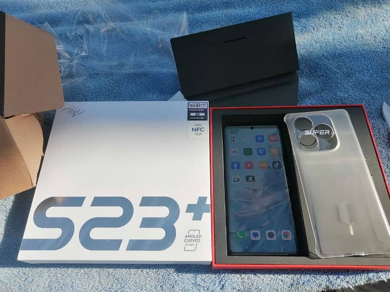 Itel S23 plus Crystal Blue 3