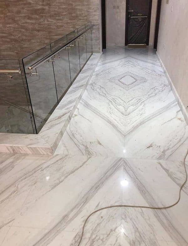 Imported Bookmatch Marble Slabs – Luxury Flooring & Wall Designs 3