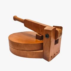 Wooden puri golgapa or roti maker