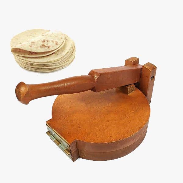 Wooden puri golgapa or roti maker 2