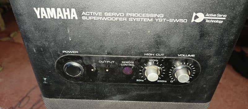 Yamaha active subwoofer. model no. YST. SW. 50 4