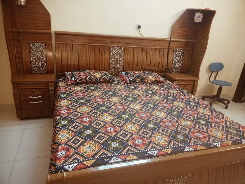 2 wooden beds with new mattress for sale. 2