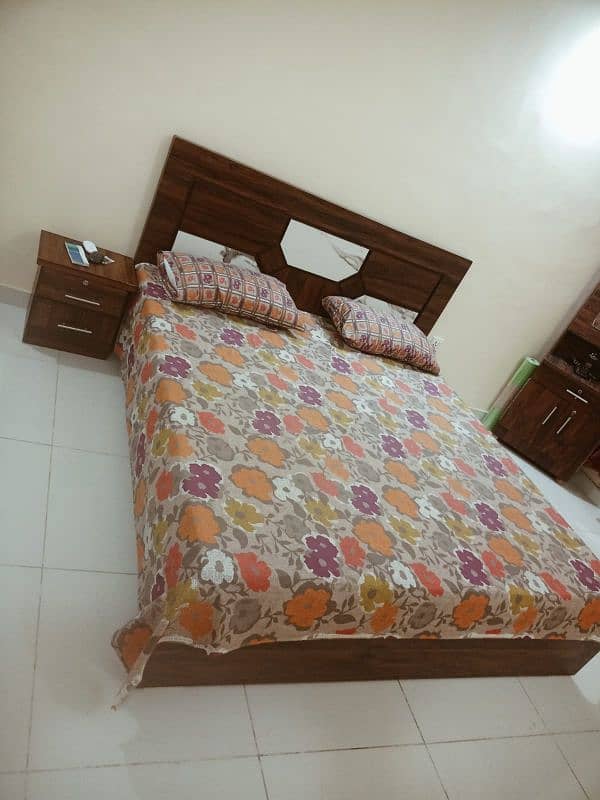 2 wooden beds with new mattress for sale. 6