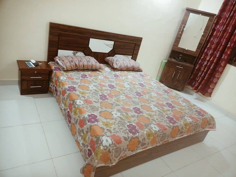 2 wooden beds with new mattress for sale. 8