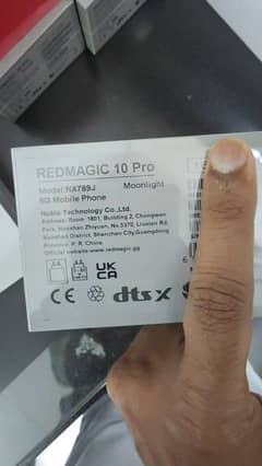 red magic 10 Pro Ram 16GB memory 512 GB official PTA proof